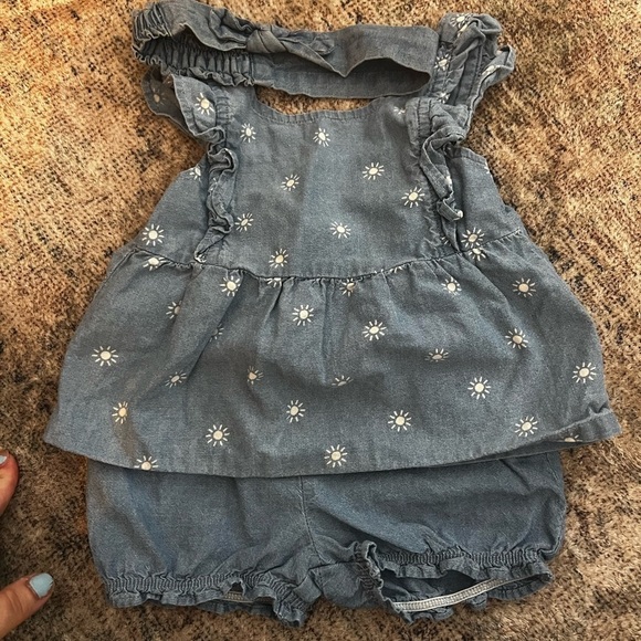 Carter's Other - Carter’s 3-Piece Chambray Set 18 Months